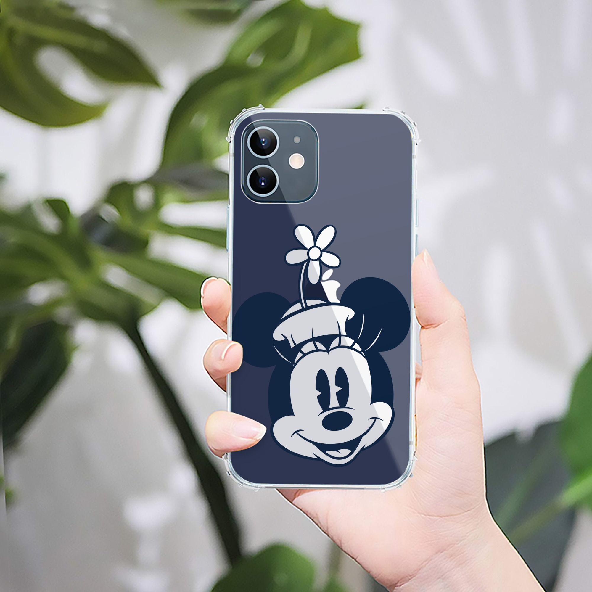 （画像用） ミッキーマウス Mickey Mouse 【iPhone 12シリーズ対応】透明スマホケース（クリアソフトケース）